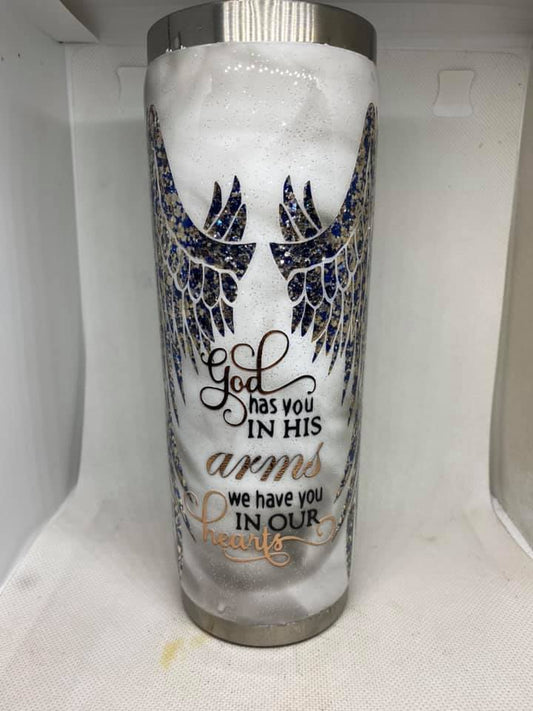 Angel Wings Tumbler Option 1